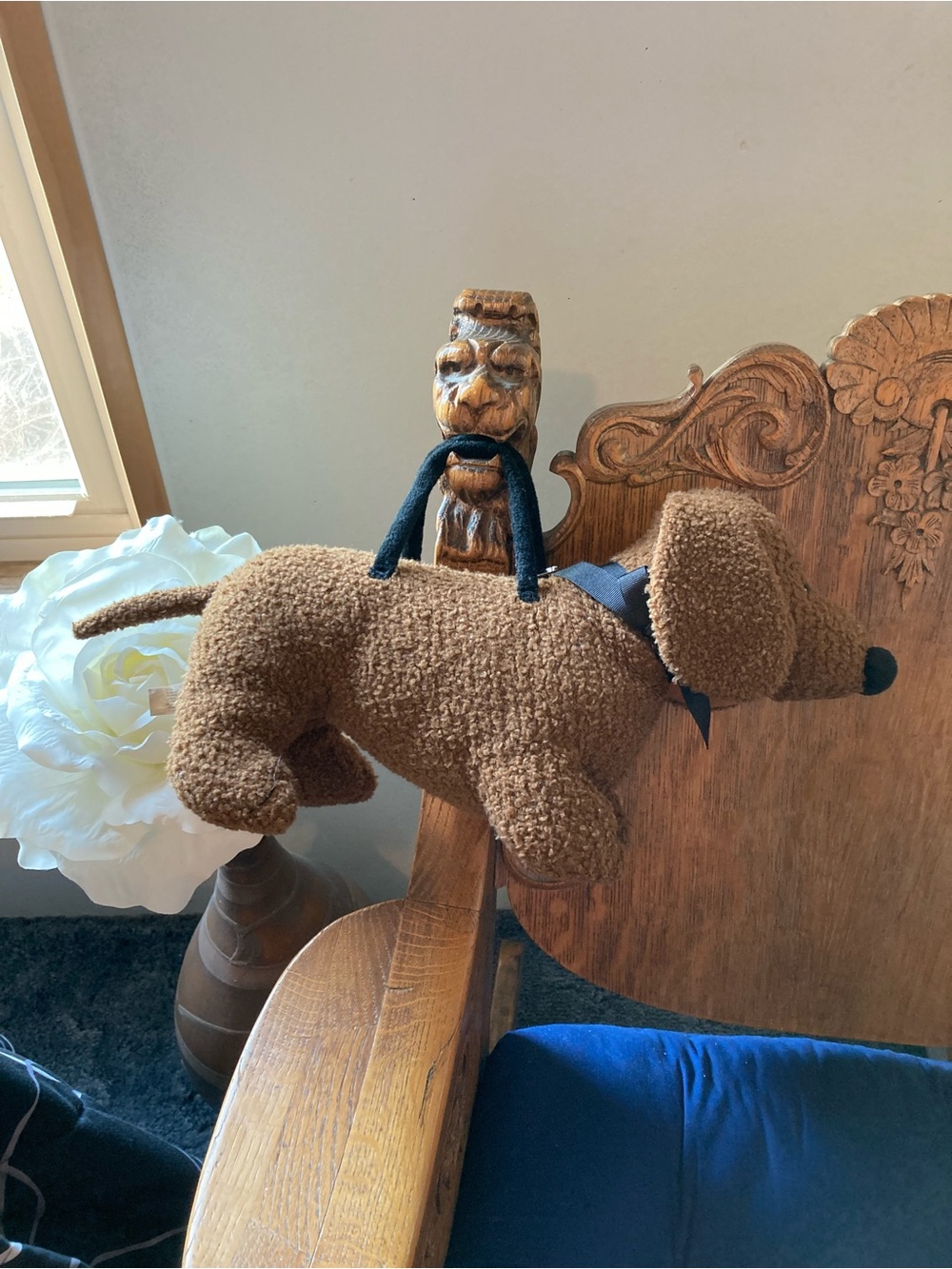 Vintage American Bear Co “Ollie The Dachshund” Doggie Bag